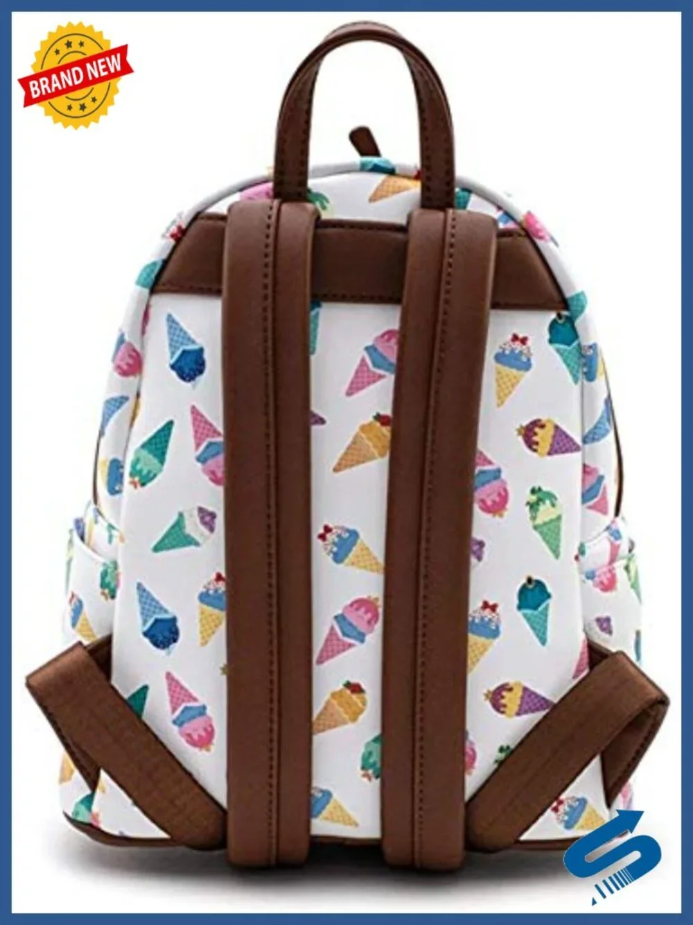 Loungefly Disney Princess Ice Cream Mini-Backpack Faux Leather Daypack